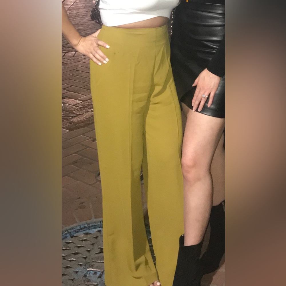 ASOS Design Olive Wide Leg Pants